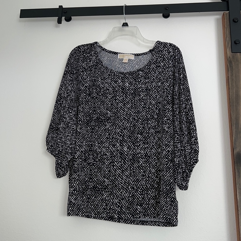 Michael Kors size Large stretch top 3/4 sleeve #1